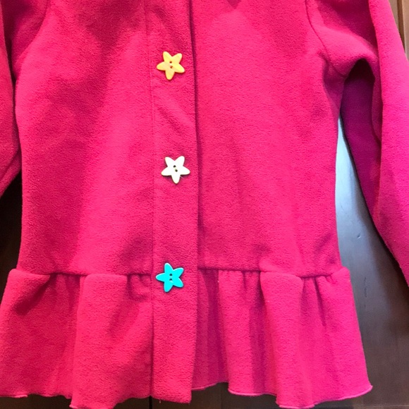 Girls Pete’s Partner Fuchsia Coat - Picture 3 of 6